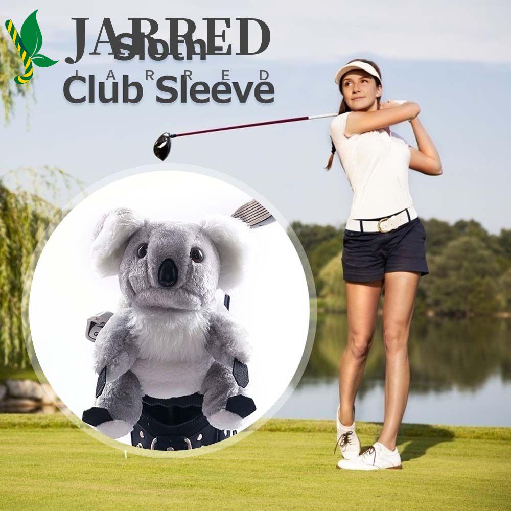 JARRED Koala Golf Head Cover Koala Cartoon Head Protector Golf Accessories Mallet Putter Plush Koala Golf Driver Headcovers