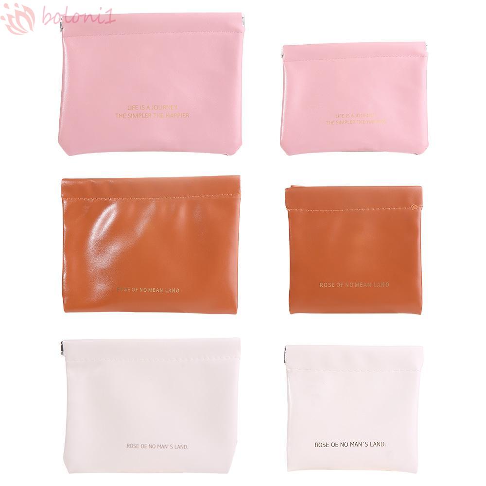 Túi Đựng Tiền / Khăn Ăn Bằng Da PU Cỡ Nhỏ Chống Thấm Nước Tiện Dụng Cho Nữ