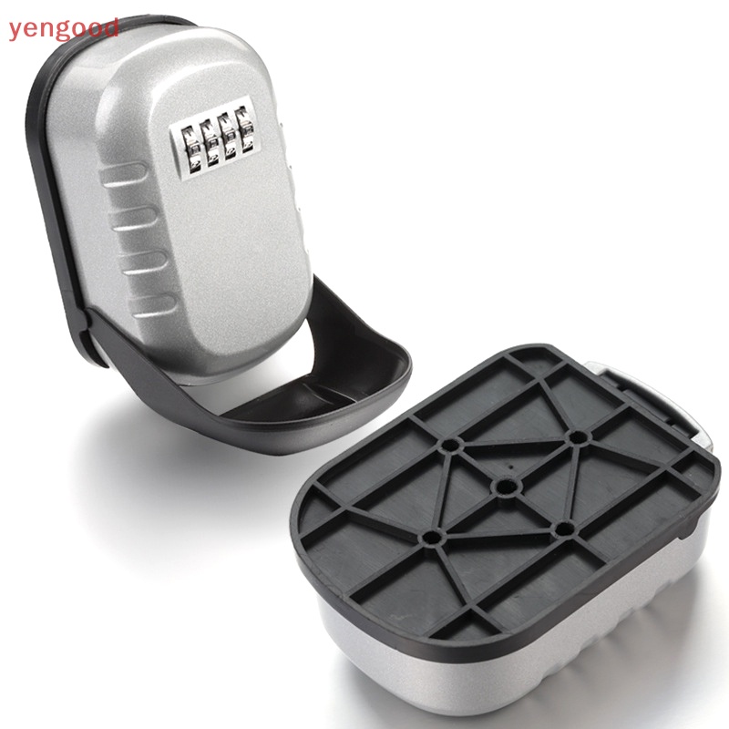 Hộp Đựng Thẻ ID / Chìa Khóa Dự Phòng Bằng Kim Loại Có Mật Khẩu