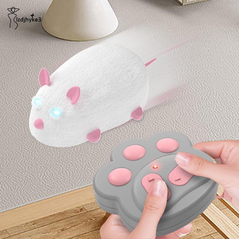 Đồ Chơi Chuột Điện Tử Điều Khiển Từ Xa lzdjhyke3 Cho Mèo Cưng