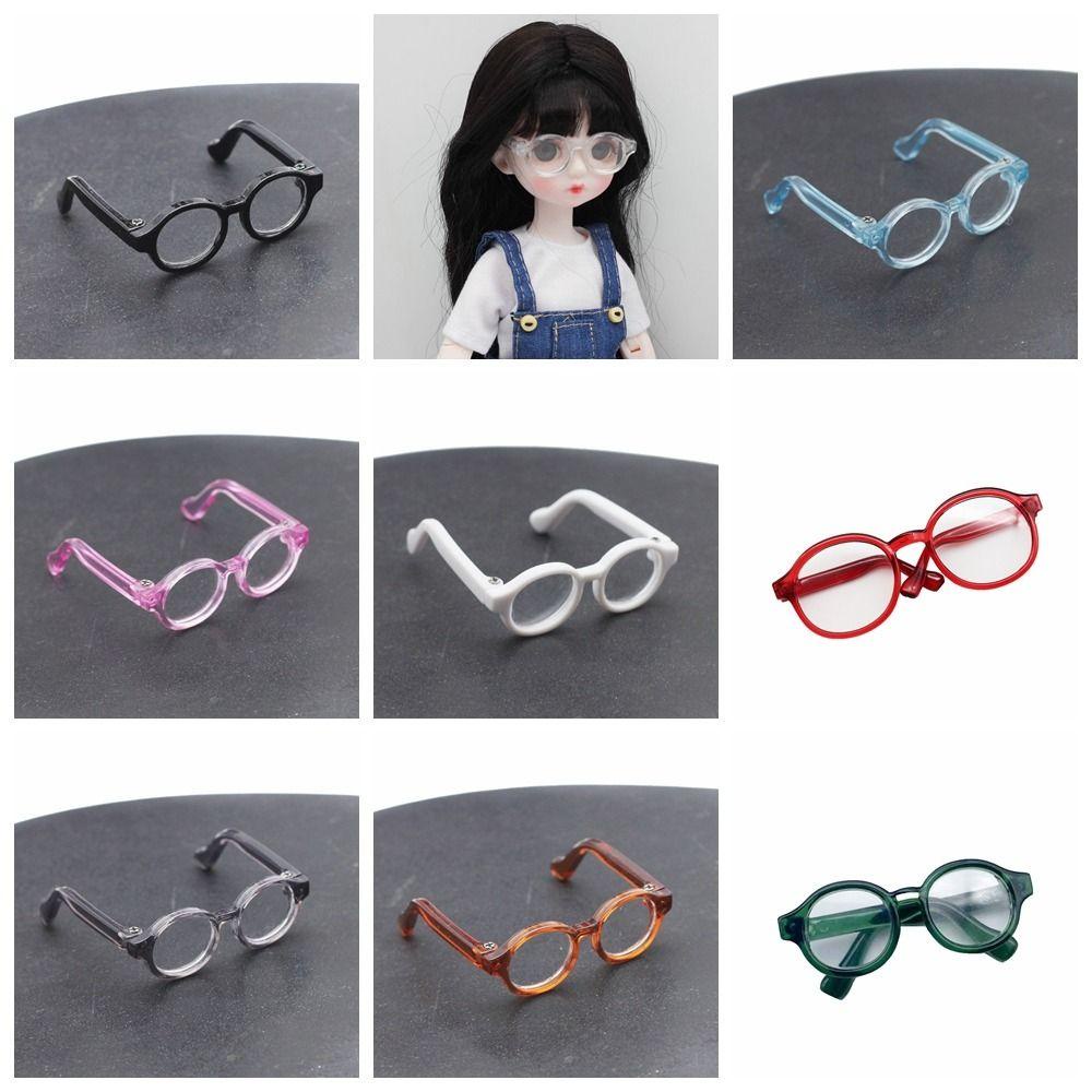 Mắt Kính Nhựa Mini Nhiều Màu Sắc Hợp Thời Trang Dành Cho Búp Bê