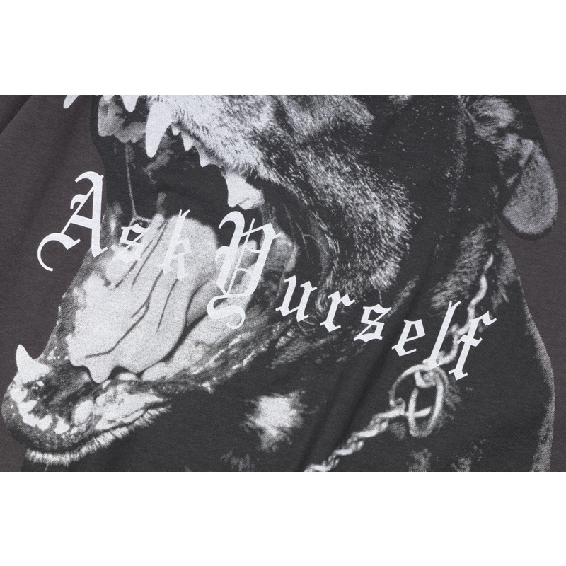 A-sk-áo Thun Tay Ngắn Dáng Rộng Phiên Bản Cao Cấp Thời Trang Đường Phố Mới Nhất Phun Sương Trực Tiếp Kỹ Thuật Số Rubbed Edge Wash Cho Nam Và NữFgtyd