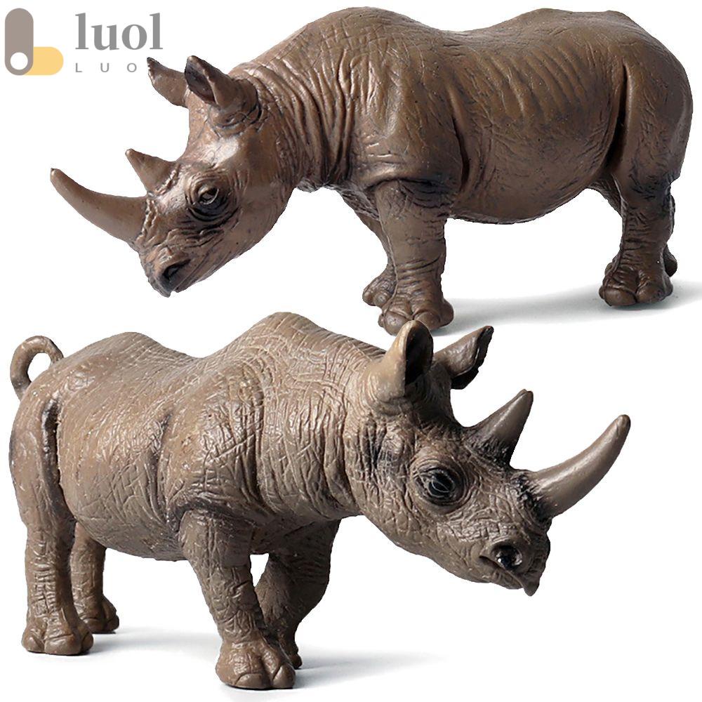 Mô Hình Tê Giác Bằng Nhựa Đồ Chơi Giáo Dục Sớm Cho Bé