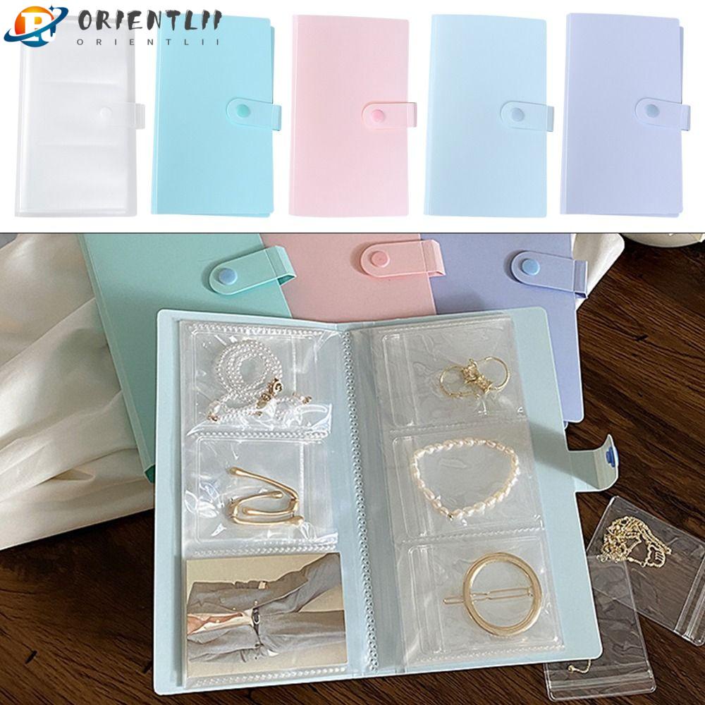 Album Đựng Trang Sức Trong Suốt 120 / 240 Ô Có Khóa Kéo Tiện Lợi