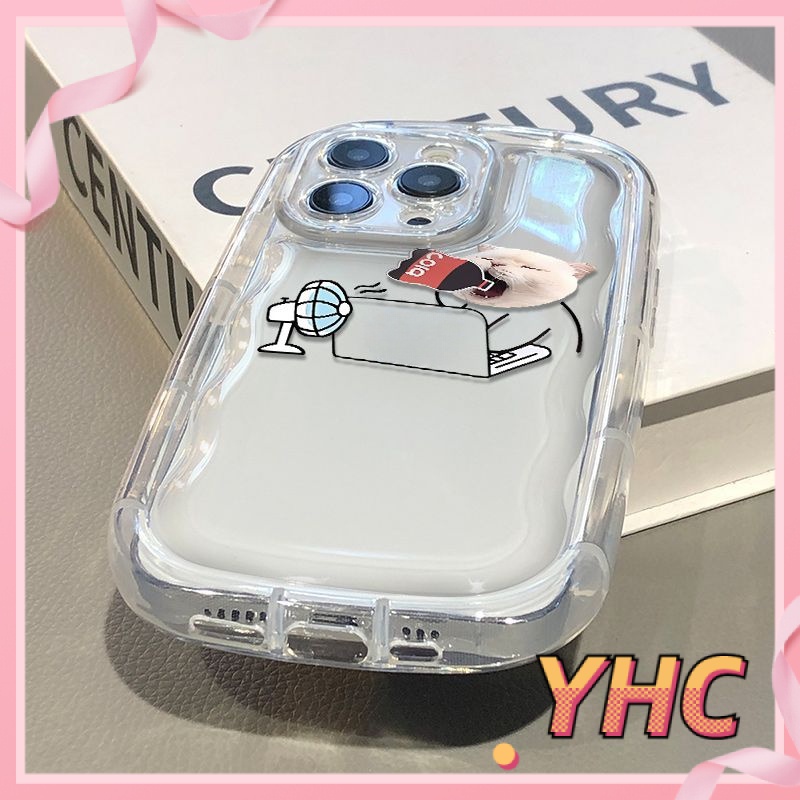 Ốp Lưng iPhone Làm việc, mèo, chó, xà phòng, chống chấn động, bảo vệ máy ảnh, túi khí Cho Iphone 6 / 6S / 6splus / se / 7 / 7plus / 8 / 8plus / X / xs / xsmax / 11 / 12 / 13 / 14 / Plus / pro / pro max-423