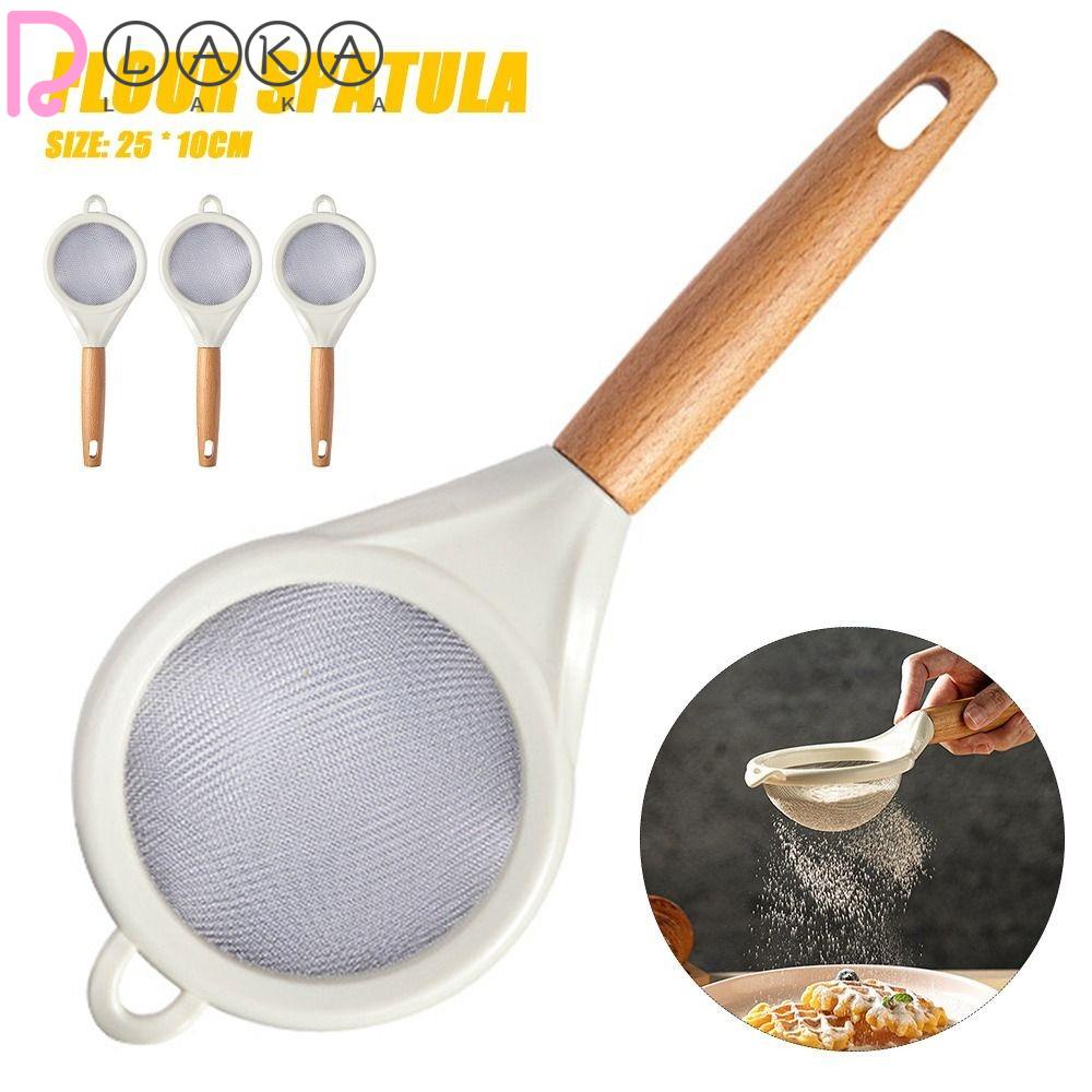 Rây Lọc LAKAMIER Bằng Thép Không Gỉ Loại Bỏ Bột Matcha Dụng Cụ Rây Bột Làm Bánh