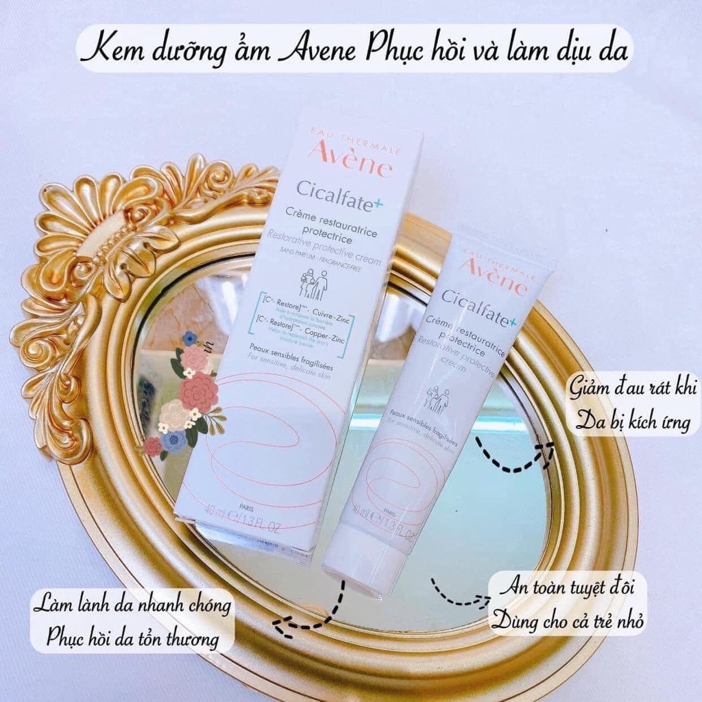 Kem dưỡng Avene Cicalfate+ Repairing Protective Cream Làm Lành Da Liền Sẹo Phục Hồi Da 100ml