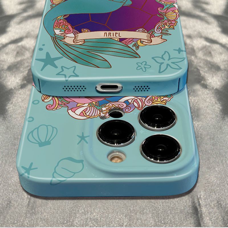 Ốp Điện Thoại Chống Sốc Kiểu Hoạt Hình Nàng Tiên Cá Dễ Thương Cho Iphone 14pro 13iPhone1211 78 Plus6Inmax TPDO