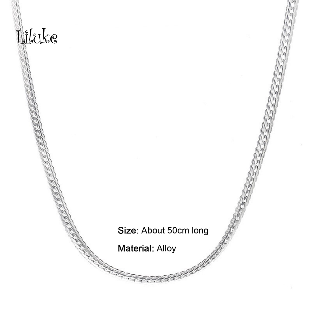 Vòng cổ Hợp Kim Xoắn 5mm 20Inches Cá Tính Cho Nam