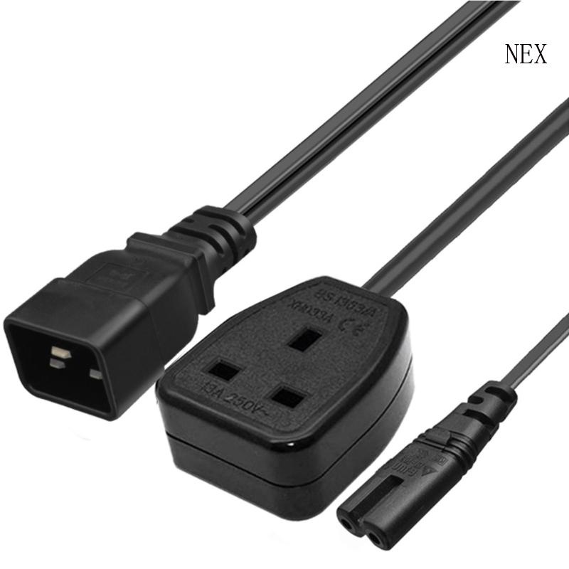 Dây Cáp Chuyển Đổi Nguồn Điện Từ Đầu Cắm C20 Sang Cổng Cắm UK C7 16-20A 250V Chuyên Dụng