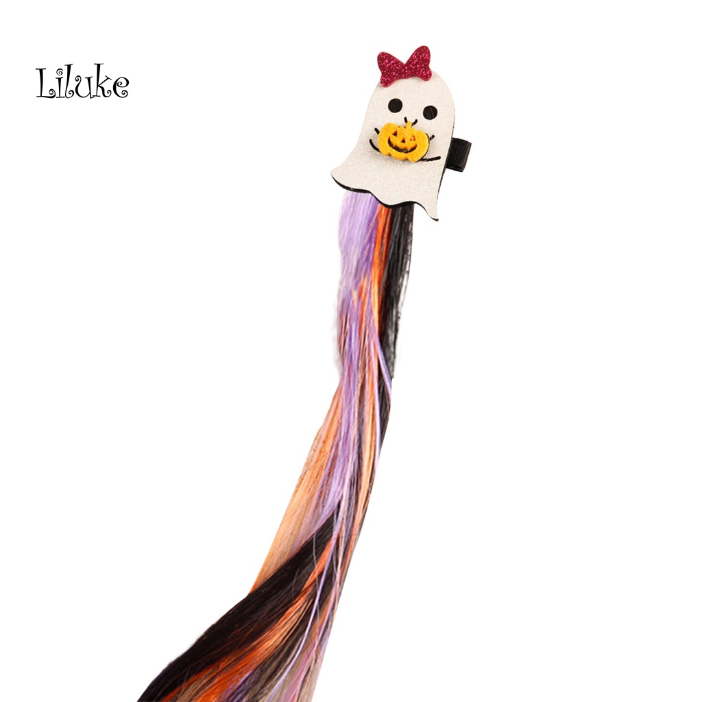 Kẹp Tóc Hợp Kim Trang Trí Nhiều Màu Sắc Phong Cách Halloween Cho Bé