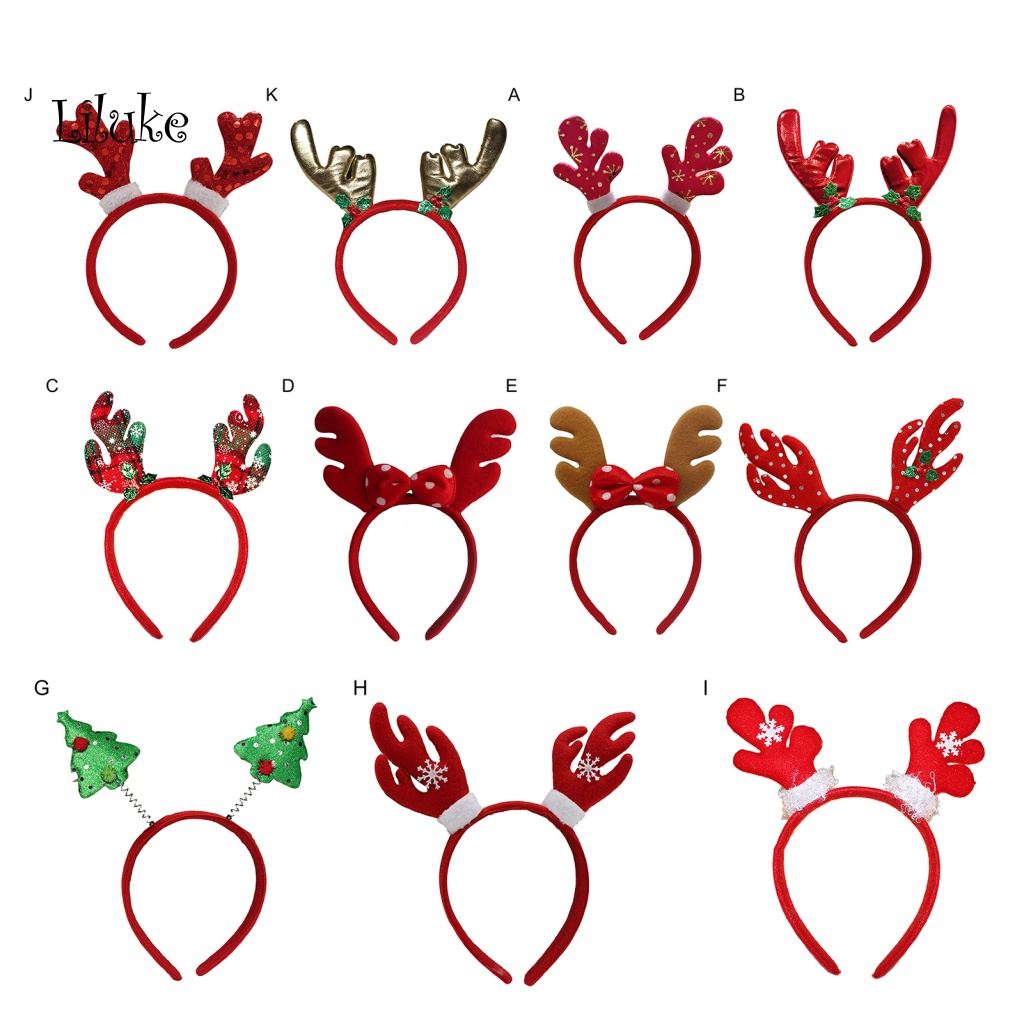 Băng Đô Cài Tóc Phong Cách Giáng Sinh Xinh Xắn Cho Nữ