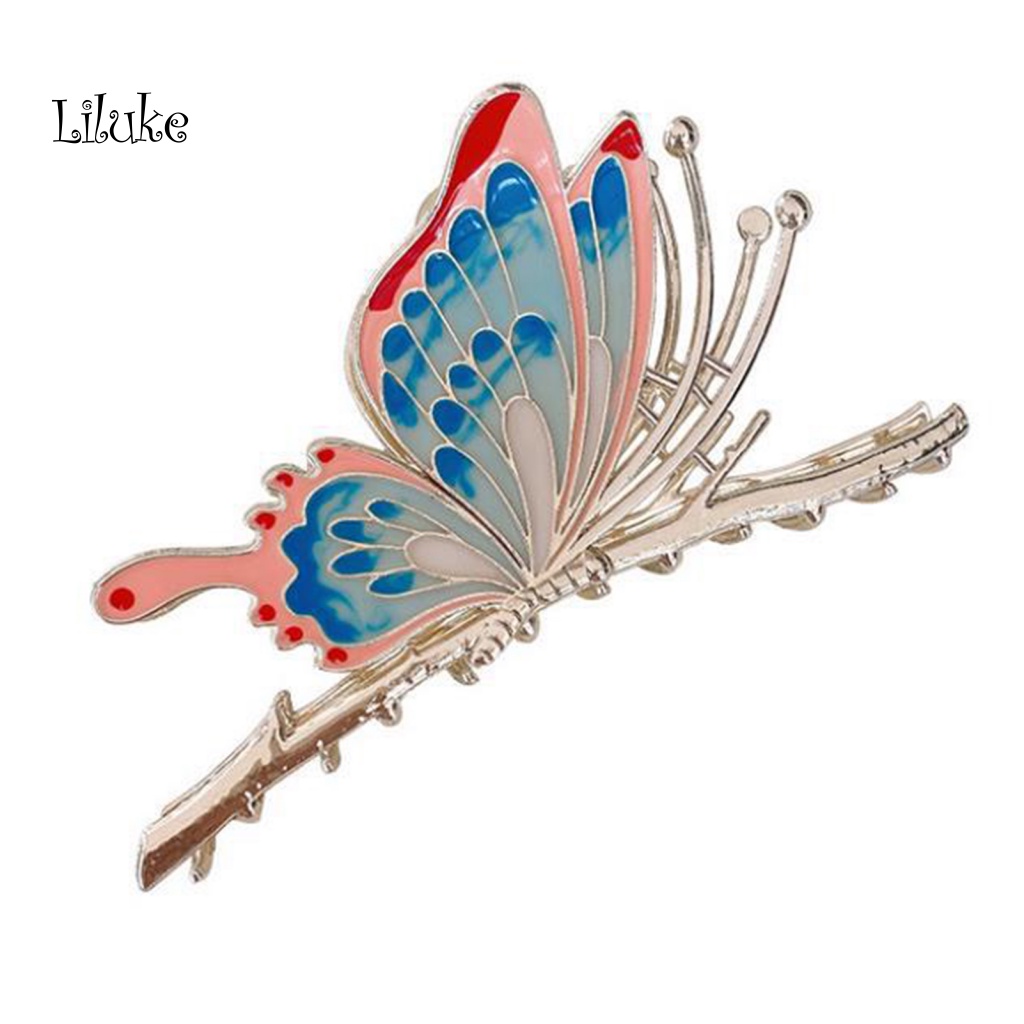 Kẹp Tóc Càng Cua Co Giãn Chống Trượt Nhiều Màu Sắc Tươi Tắn