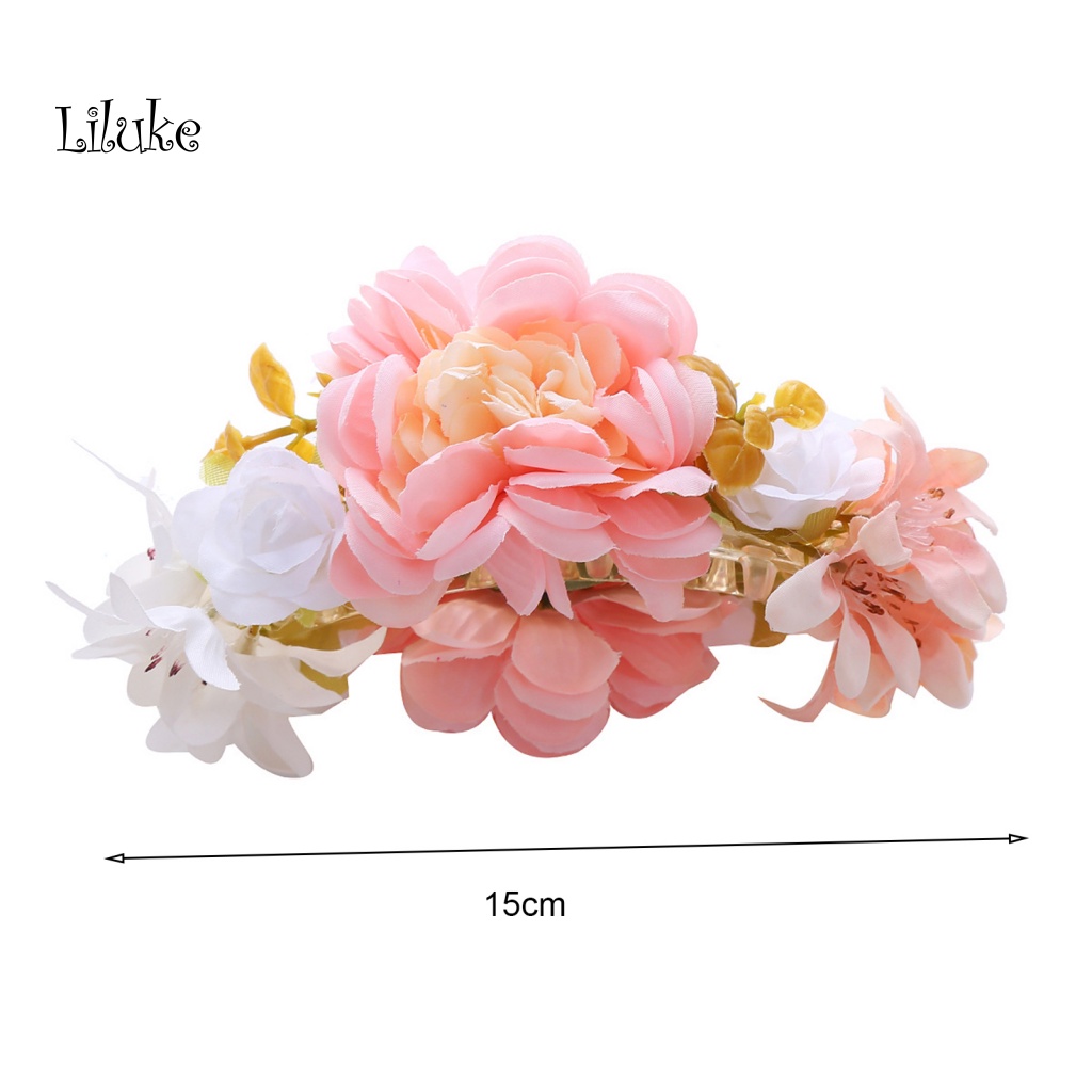 Kẹp Tóc Hợp Kim Hình Chiếc Lá / Cá Mập Đính Đá Nhân Tạo Thời Trang Cho Nữ