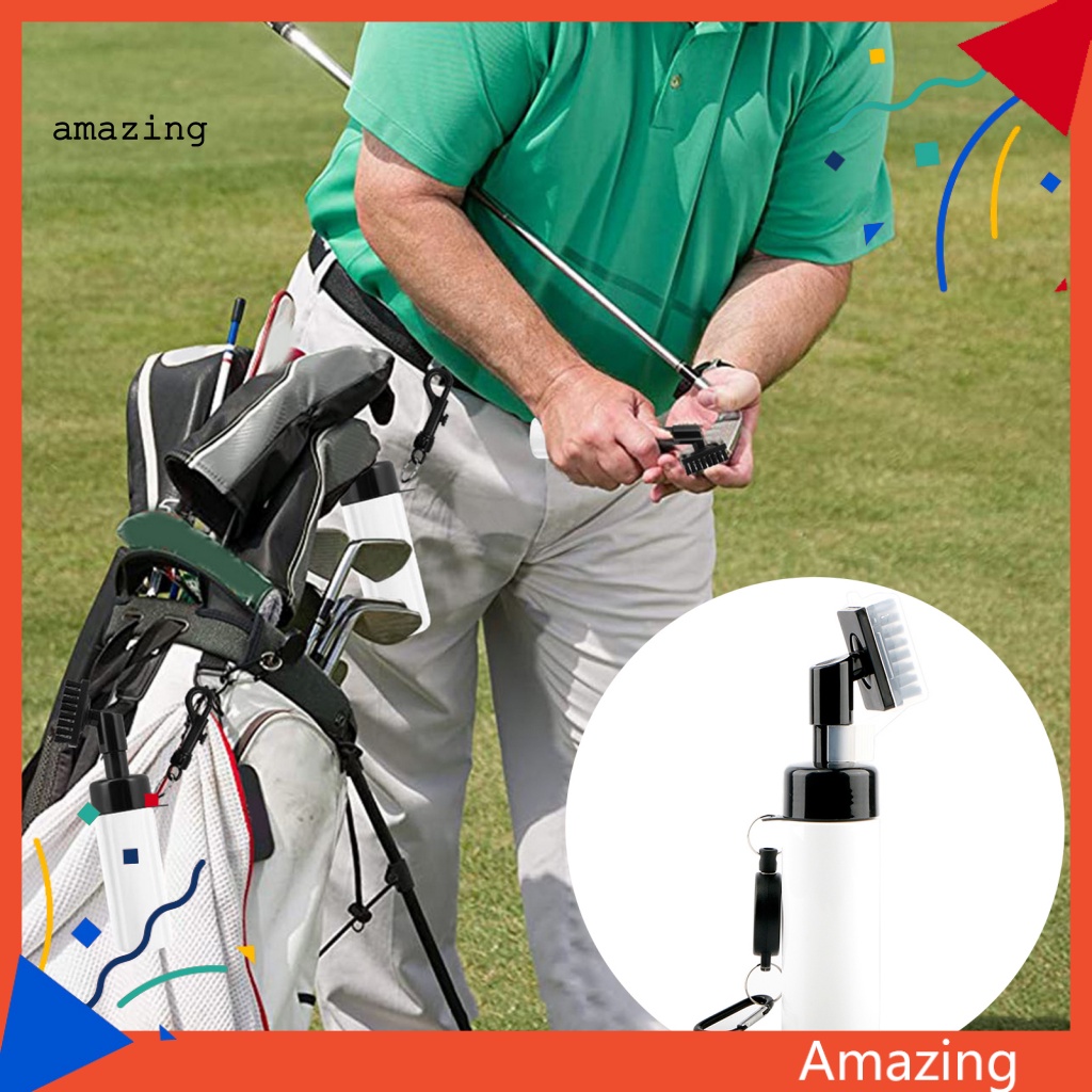 Bình Bóp Vệ Sinh Gậy Đánh Golf Chống Rò Rỉ Kèm Bàn Chải Đầu Gậy Đánh Golf