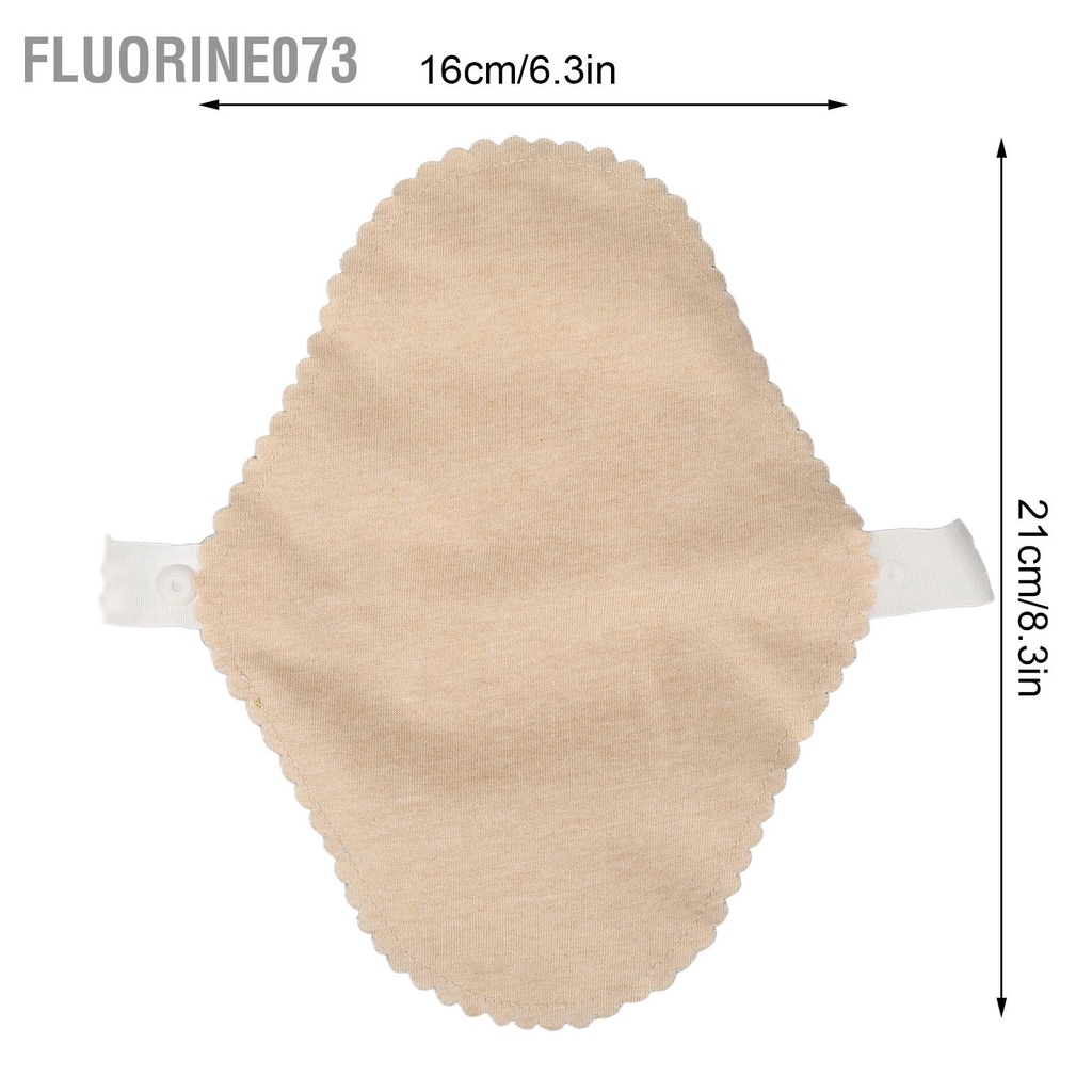 Fluorine073 5 Chiếc Có Thể Tái Sử Dụng Kinh Nguyệt Miếng Lót Cotton Nguyên Chất Thoáng Khí Thấm Hút Cao Chống Rò Rỉ Giặt Quần Dành Cho Nữ