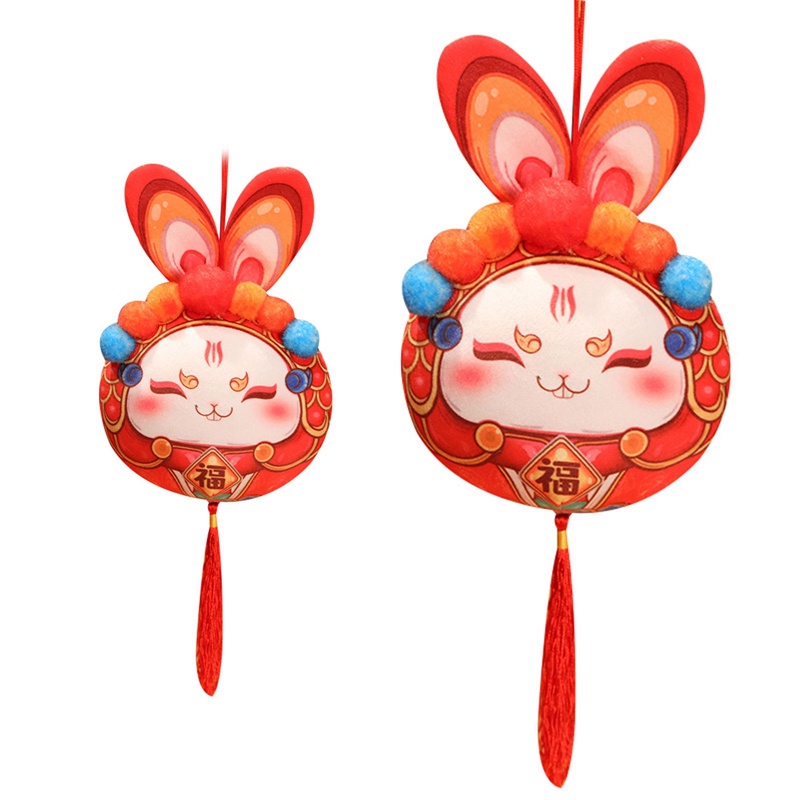 Thỏ Nhồi Bông Phong Cách Trung Hoa Mừng Năm Mới 2023