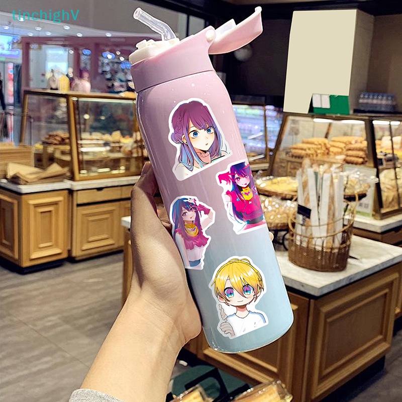 [TinchighV] 50 Nhãn Dán Hoạt Hình Oshi no Ko Anime Trang Trí Laptop Xe Hơi Ván Trượt [Mới]