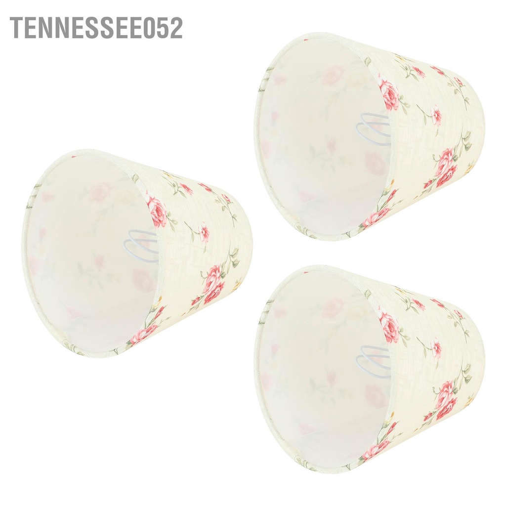 Tennessee052 3 Chiếc Đèn Vải Chụp E14 Loại Kẹp Camellia Trống Trang Trí Cho Bàn Sàn Treo
