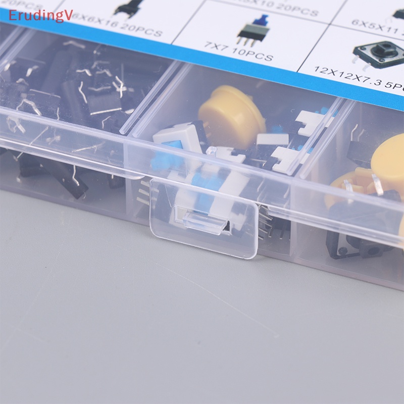 Bộ 460 / 24 Công Tắc Nút Nhấn SMD Micro Chuyên Dụng Cho Xe Hơi Điều Khiển Từ Xa