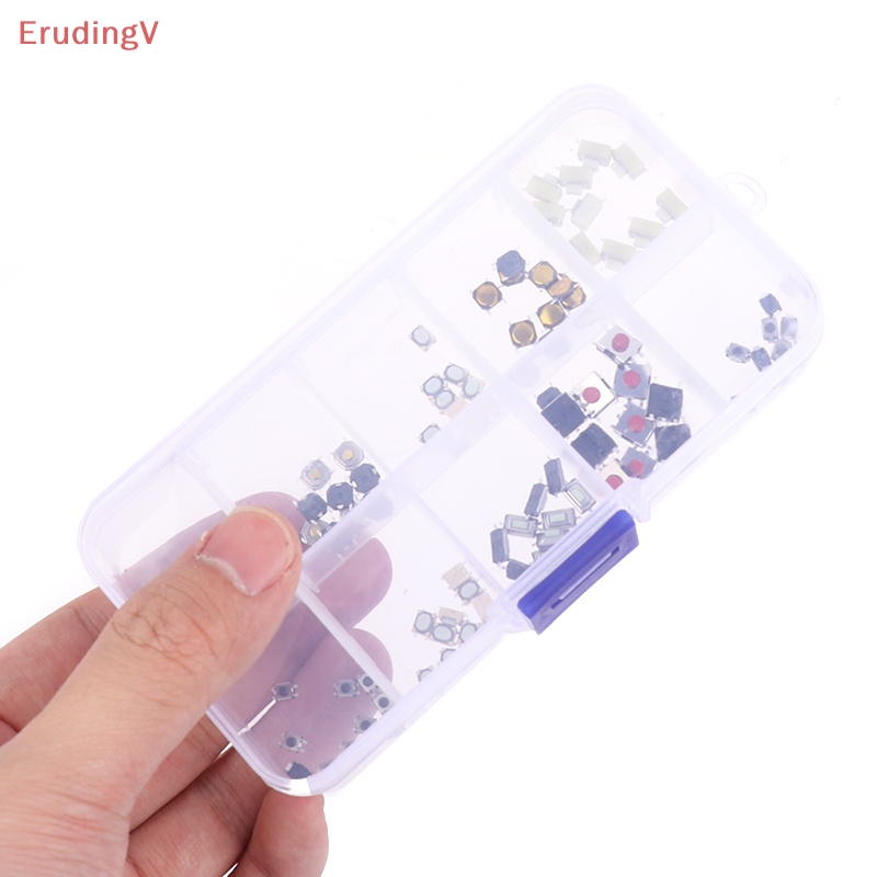 Bộ 100 Nút Công Tắc Cảm Ứng SMD Micro Điều Khiển Từ Xa Cho Xe Hơi / Máy Tính Bảng