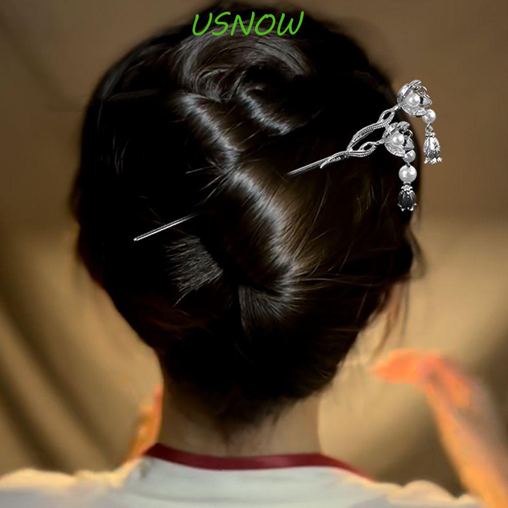 Trâm Cài Tóc Bằng Hợp Kim Hình Hoa Hồng Tinh Tế Cho Nữ