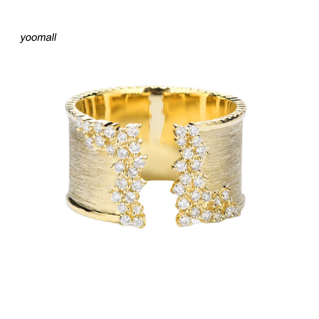 Nhẫn Hở Bằng Đồng Bóng Tùy Chỉnh Thời Trang Cho Bạn Gái