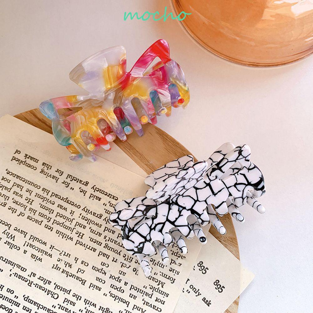 Kẹp Tóc Rửa Mặt / Tóc Bằng Acrylic Axit Acetic Hình Học Cho Nữ