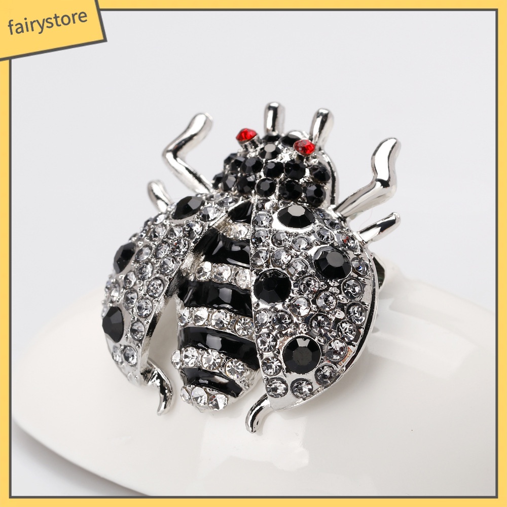 [FTO] Trâm Cài Áo Hình Bọ Rùa Bảy Sao Đính Kim Cương