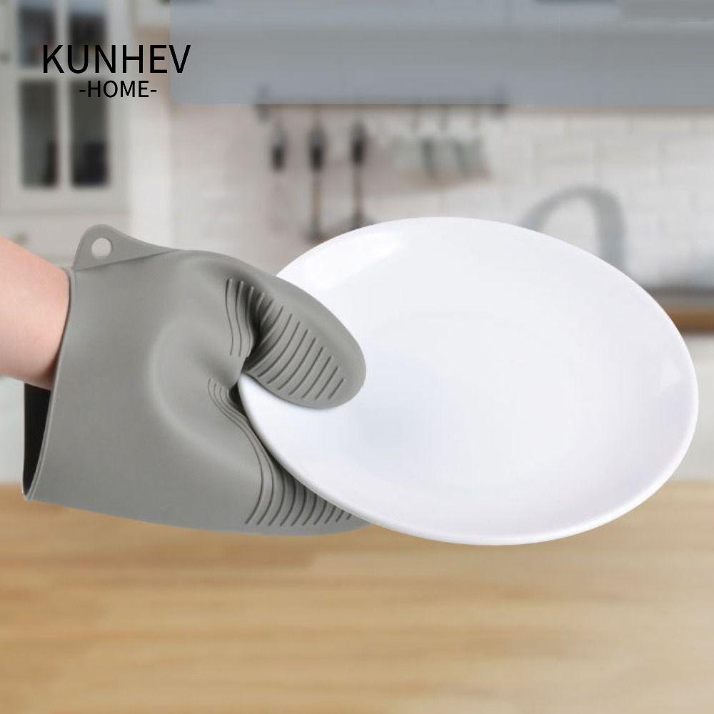 KUNHEV Găng Tay Silicone Chống Trượt Dùng Cho Lò Vi Sóng