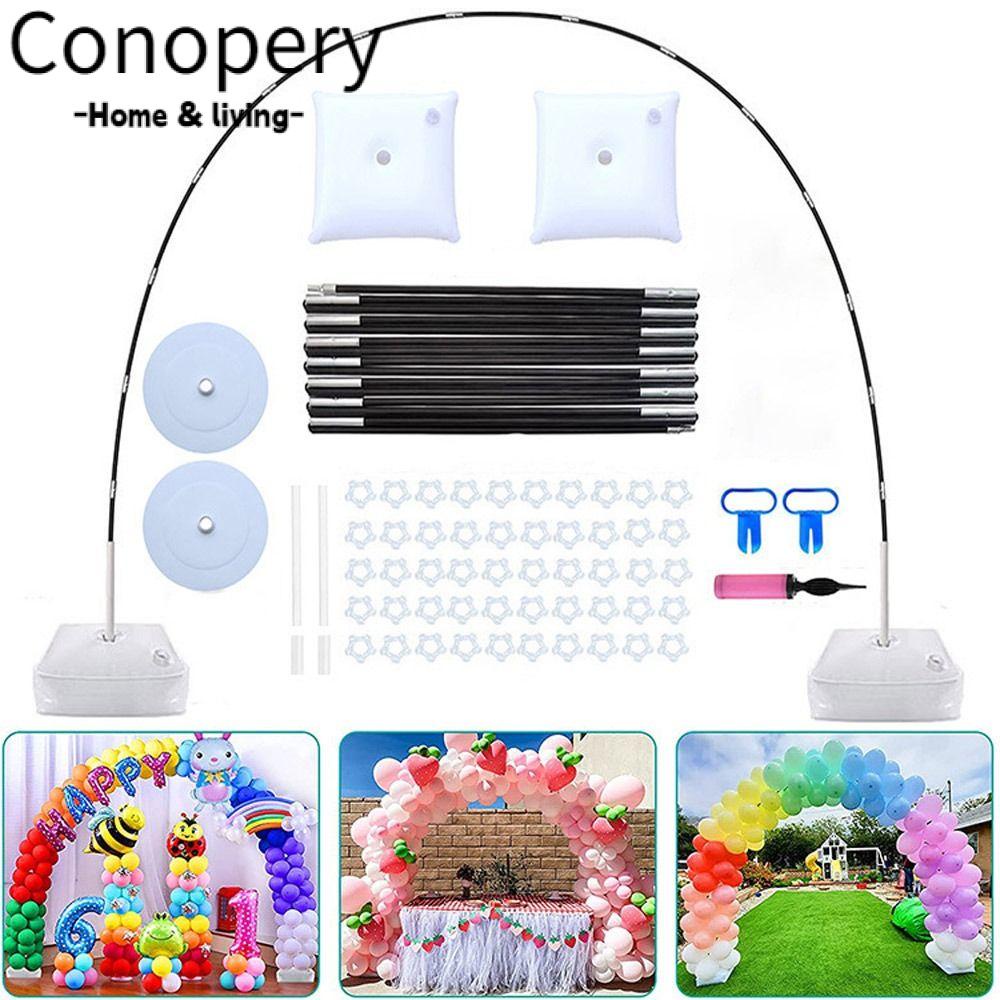 CONOPERY Bộ Giá Đỡ Vòm Bong Bóng Dùng Trang Trí Tiệc Cưới