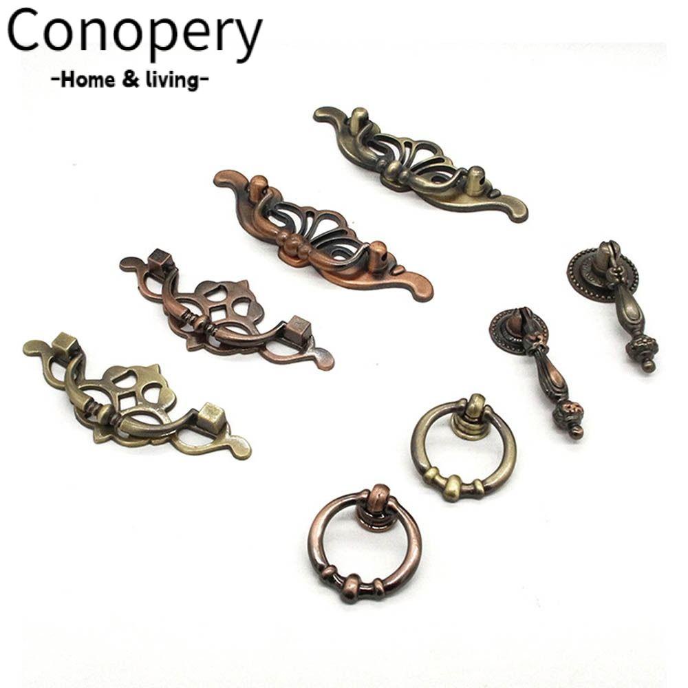 CONOPERY Tay Nắm Cửa Tủ Bằng Thép Không Gỉ Phong Cách Cổ Điển