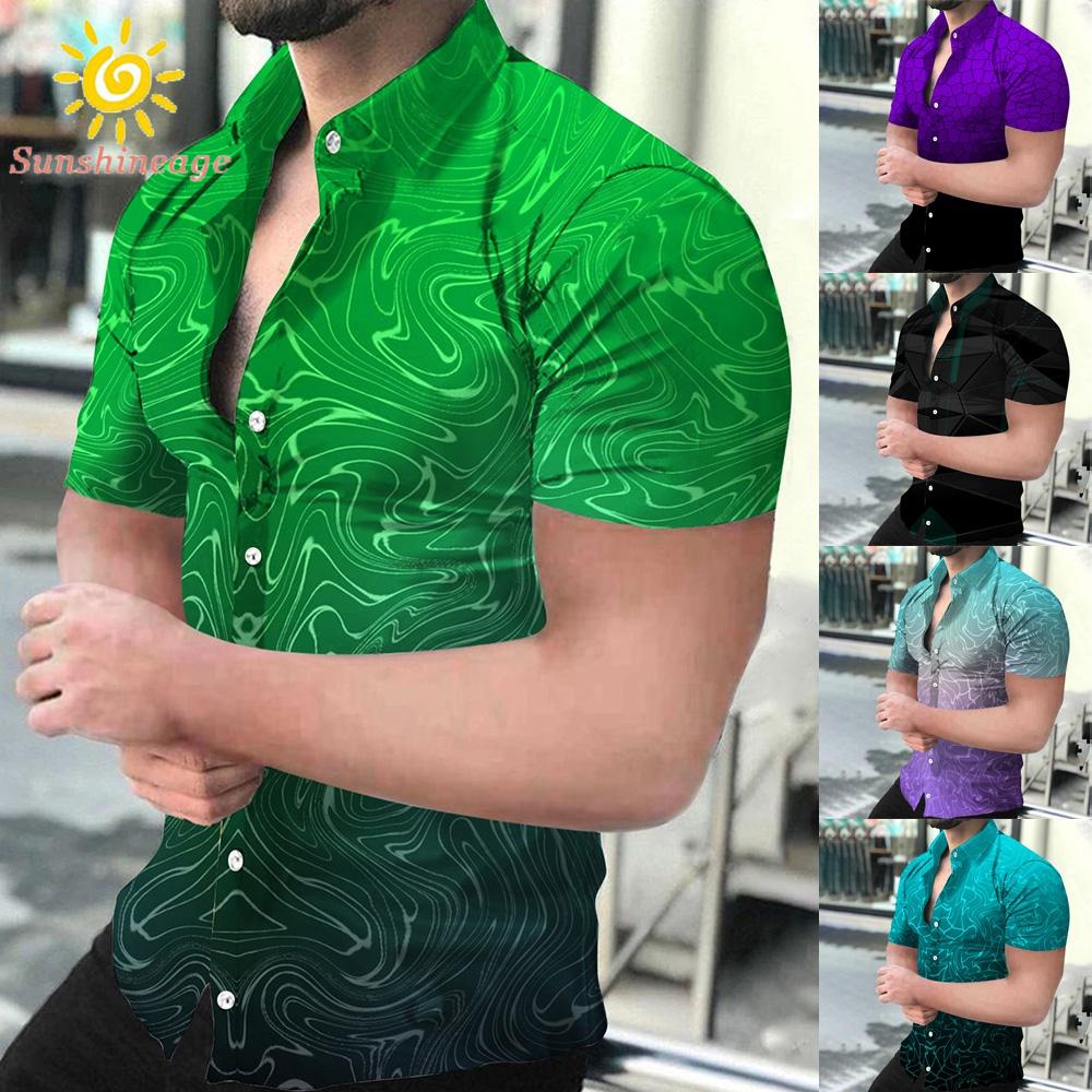 Áo Thun Tay Ngắn Chất Liệu Polyester Thoáng Khí In Họa Tiết Độc Đáo Thời Trang Cho