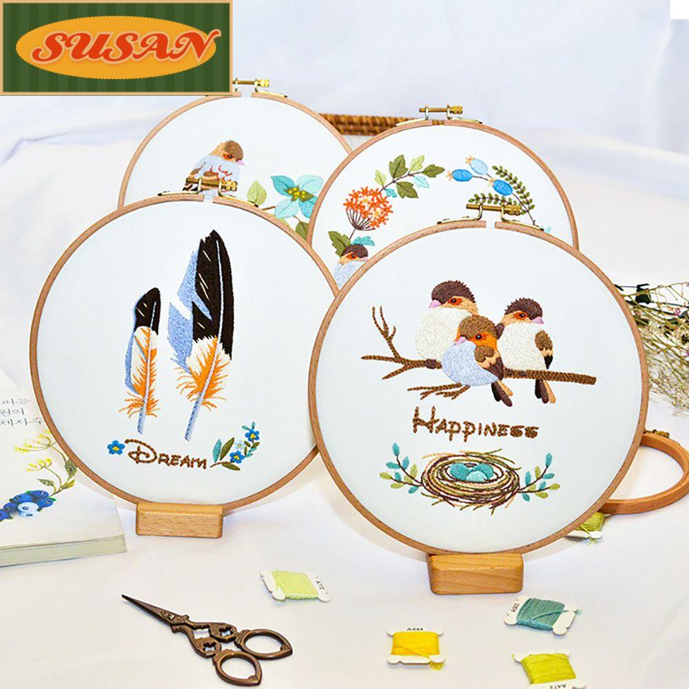 Bộ Dụng Cụ Thêu Tranh Chữ Thập Thủ Công DIY Dành Cho Người Mới Bắt Đầu