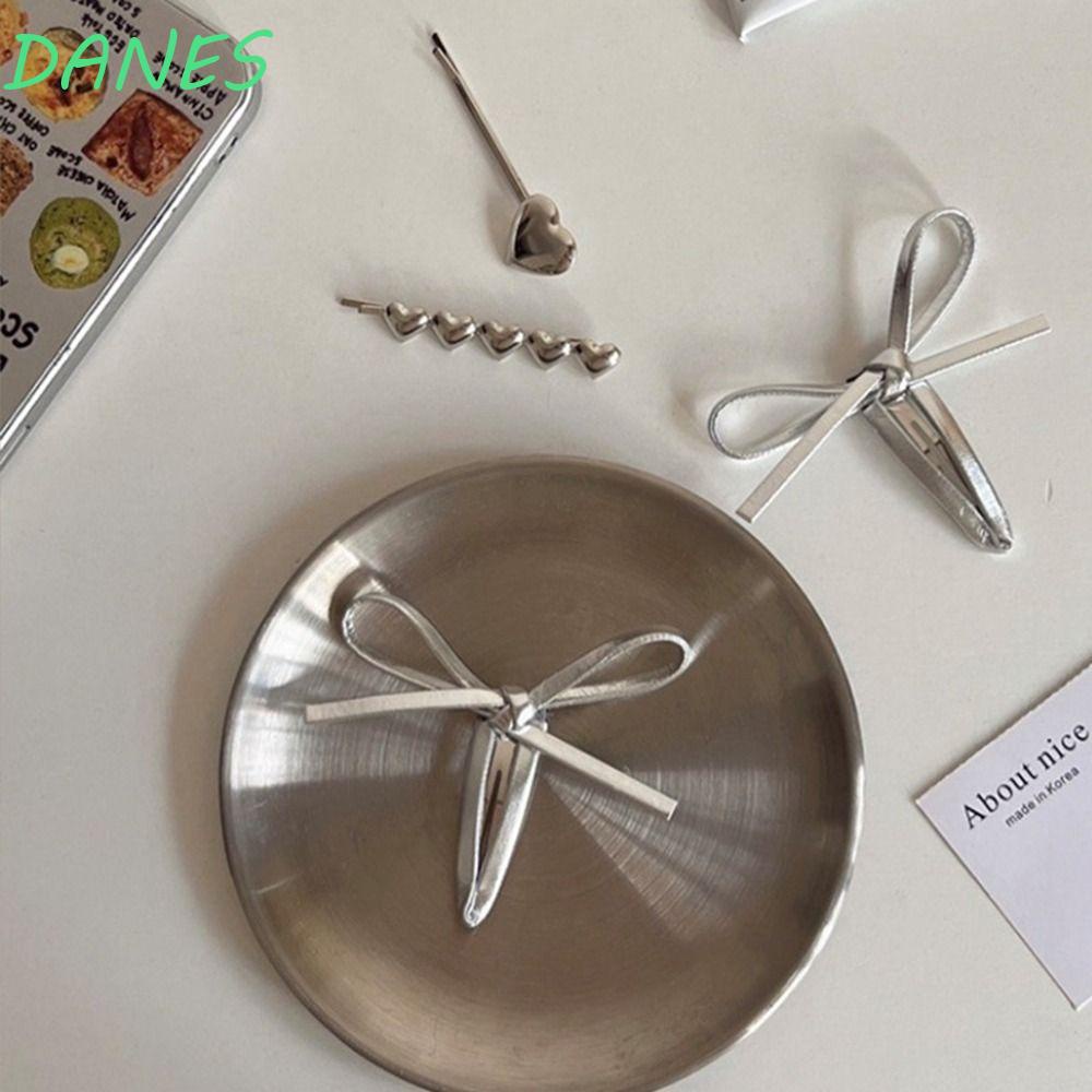 Kẹp Tóc Nơ Daanes Phong Cách Hàn Quốc|Kẹp Tóc Y2k Phụ Kiện Múa Ba Lê Cho Nữ