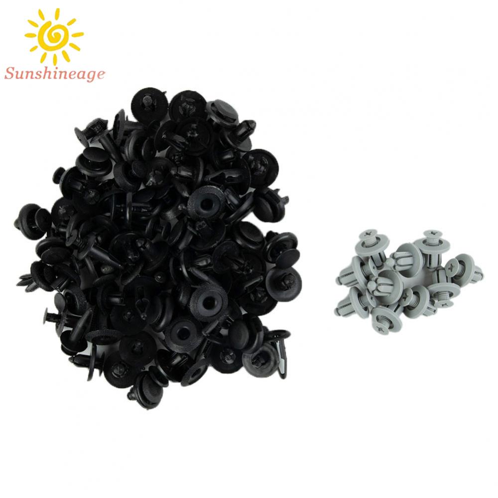 Set 100 Đinh Tán Nhựa Phụ Tùng Cho Xe Ô Tô
