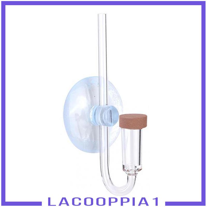 1 [Lacooppia] Máy Khuếch Tán Bong Bóng CO2 Trong Suốt Cho Bể Cá