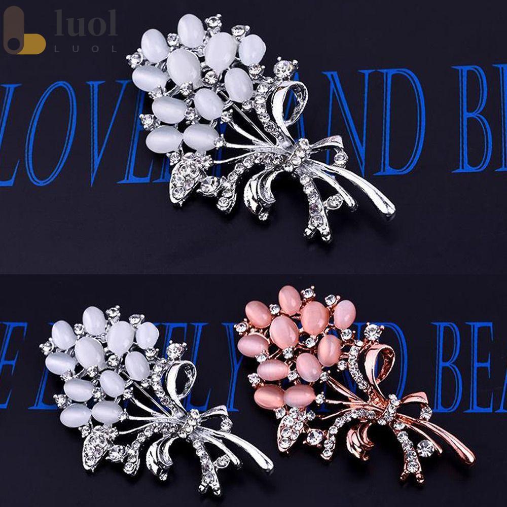 Luol 2 Cái Ghim Cài Áo|Hoa Hồng Giả Trang Trí|Ghim Cài Bó Hoa Trang Trí Cho Đầm