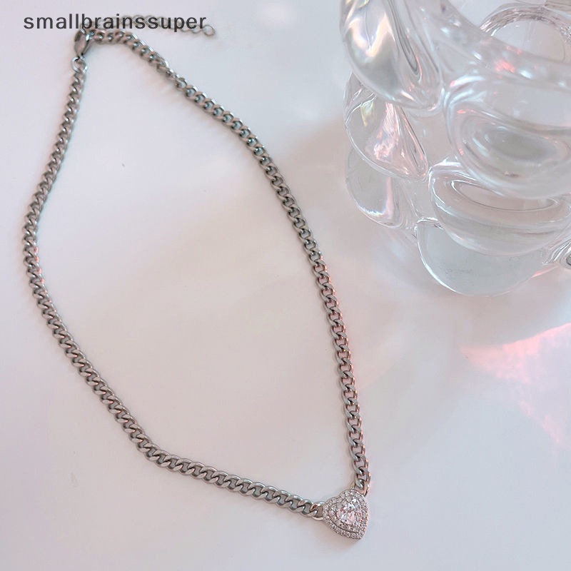 Vòng cổ Mặt Trái Tim Đính Đá Zircon Thời Trang Dành Cho Nữ