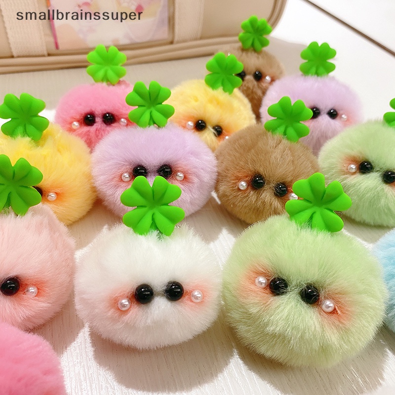 Móc Khóa Quả Cầu Lông Xù Nhỏ Nhắn Dễ Thương Dành Cho Nữ SBS