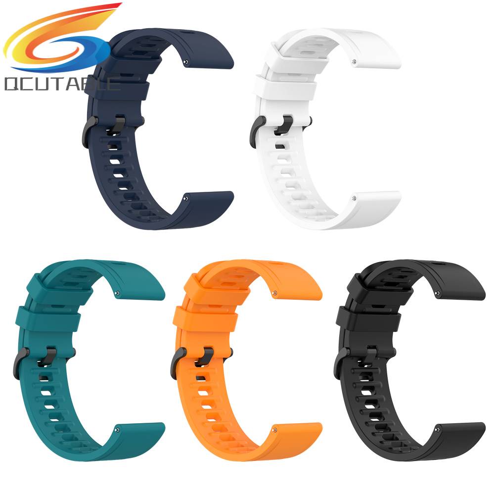 Dây Đeo Thay Thế Bằng Silicone 22mm Cho Đồng Hồ Thông Minh Xiaomi Màu Sắc