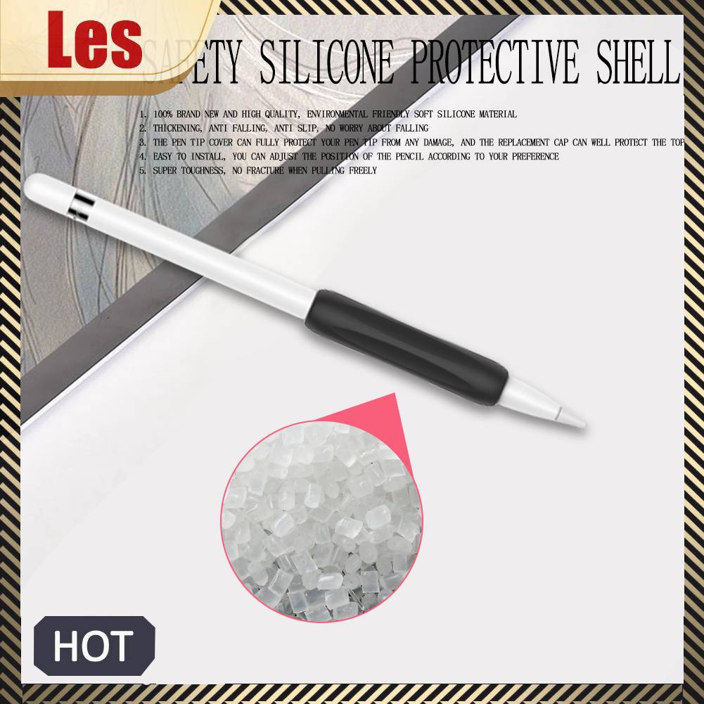 Set 3 Nắp Đậy Bút Cảm Ứng Bằng Silicon Cho Appie Pencil 1st 2nd Generation