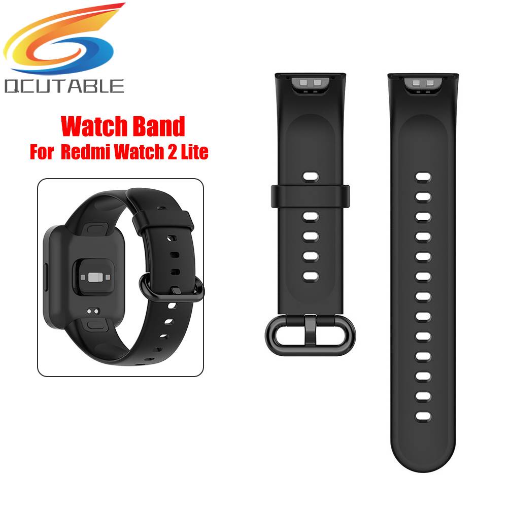 Dây Đeo Thay Thế Chất Liệu Silicon Màu Trơn Cho Redmi Watch 2 / 2 Lite