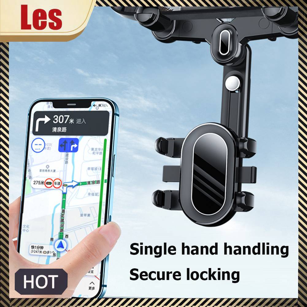 Giá Đỡ Điện Thoại 4.0-7.0 inch Gắn Kính Chiếu Hậu Xe Hơi