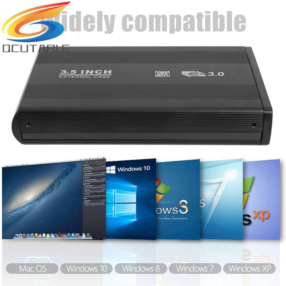 Hộp Đựng Ổ Cứng Ngoài 3.5 inch USB 3.0 SATA SSD HDD Ốp