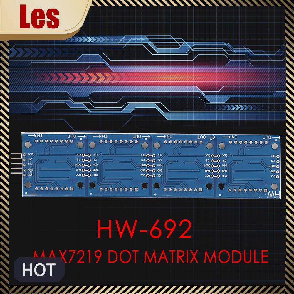 Bảng Mạch Điều Khiển Ma Trận 4 Trong 1 MAX7219