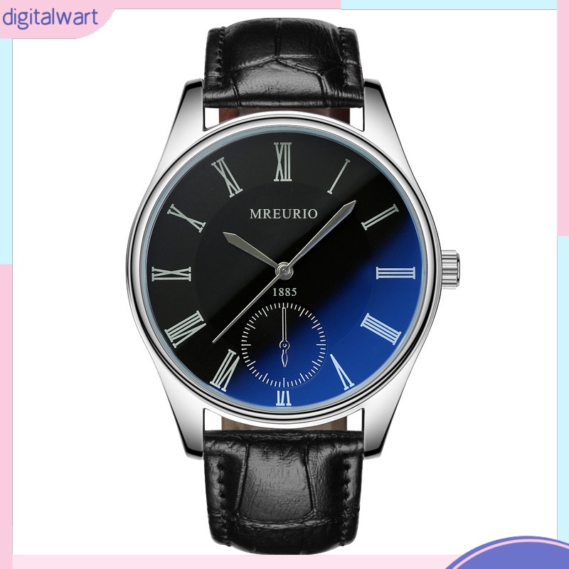 Đồng Hồ Đeo Tay Màu Xanh Dương Phong Cách Doanh Nhân Thời Trang Cho Nam