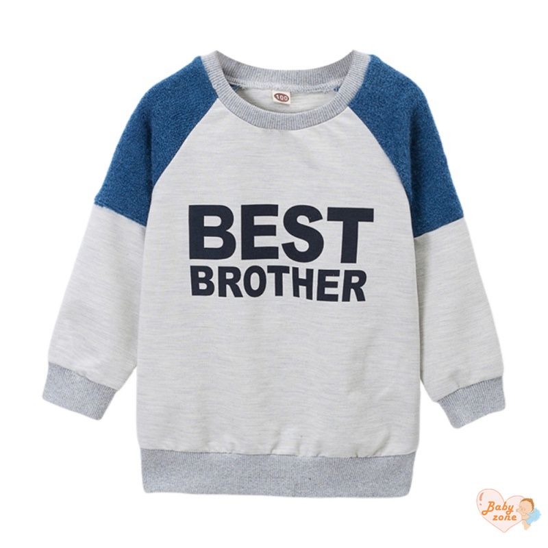 Áo Sweater In Chữ Màu Sắc Thời Trang Cho Bé Trai