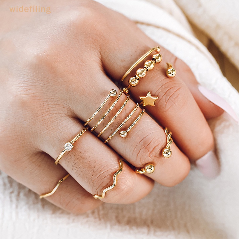 Set 7 Nhẫn Hở Phong Cách Bohemian Thời Trang Cho Nữ