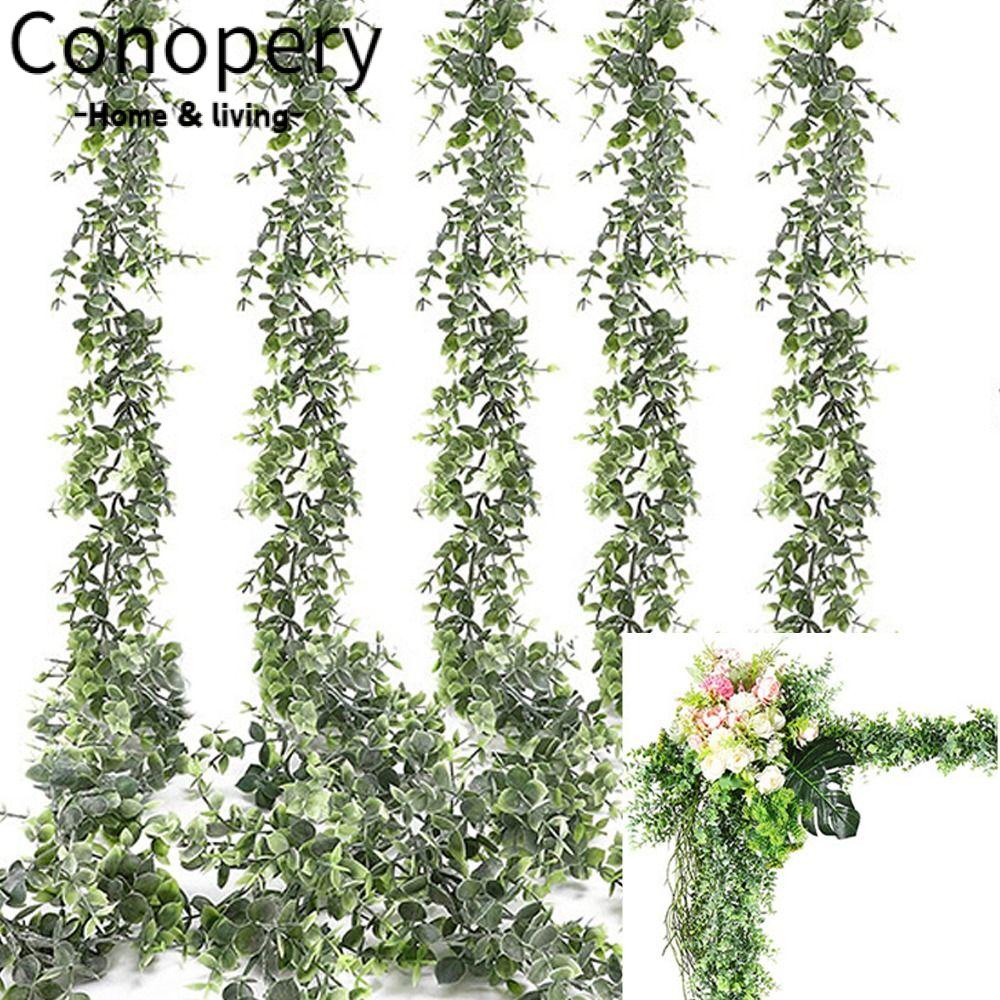 CONOPERY Dây Lá Bạch Đàn Nhân Tạo Trang Trí